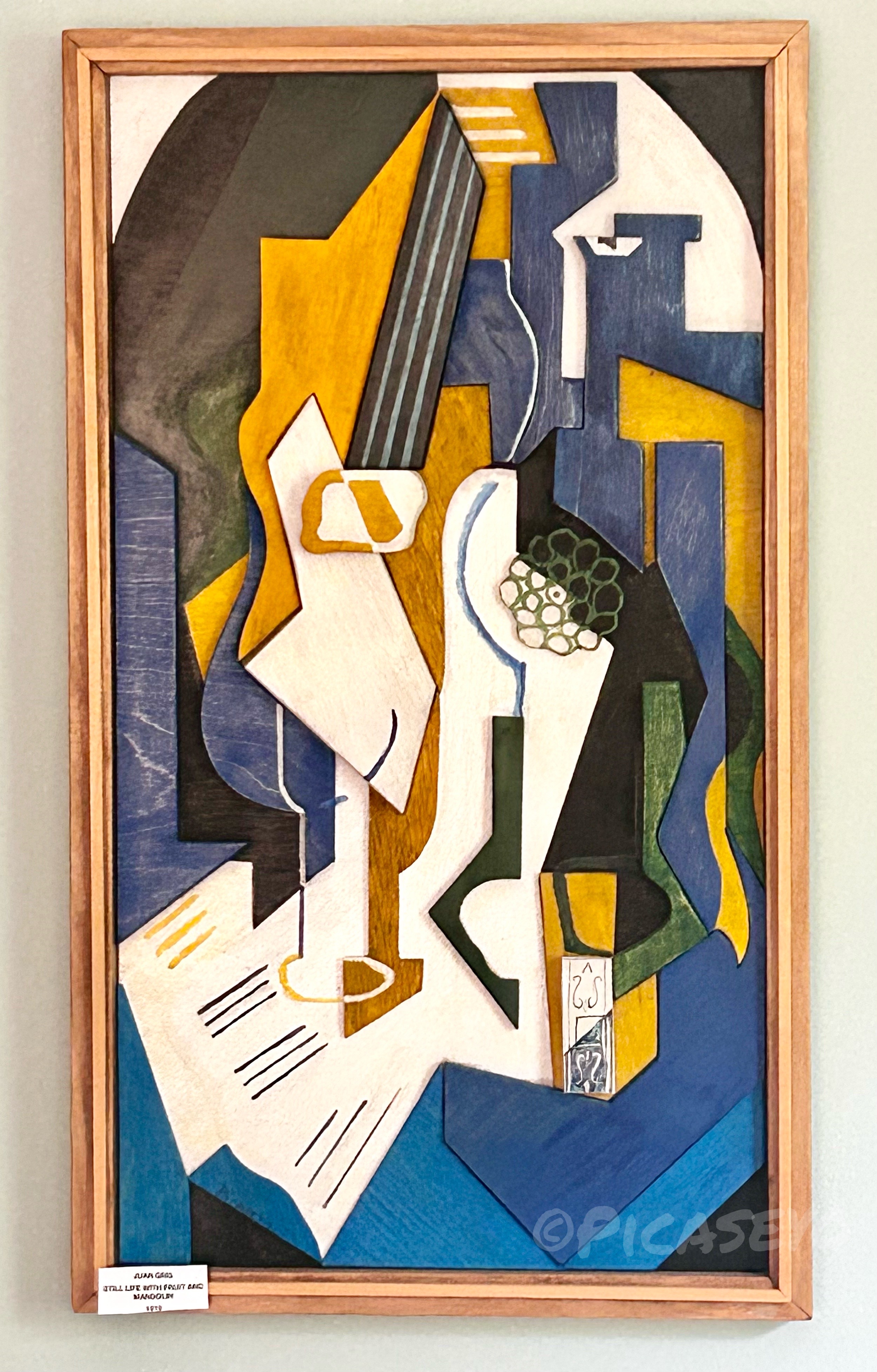 Inspired by Juan Gris “Still Life with Fruit and Mandolin” 1919