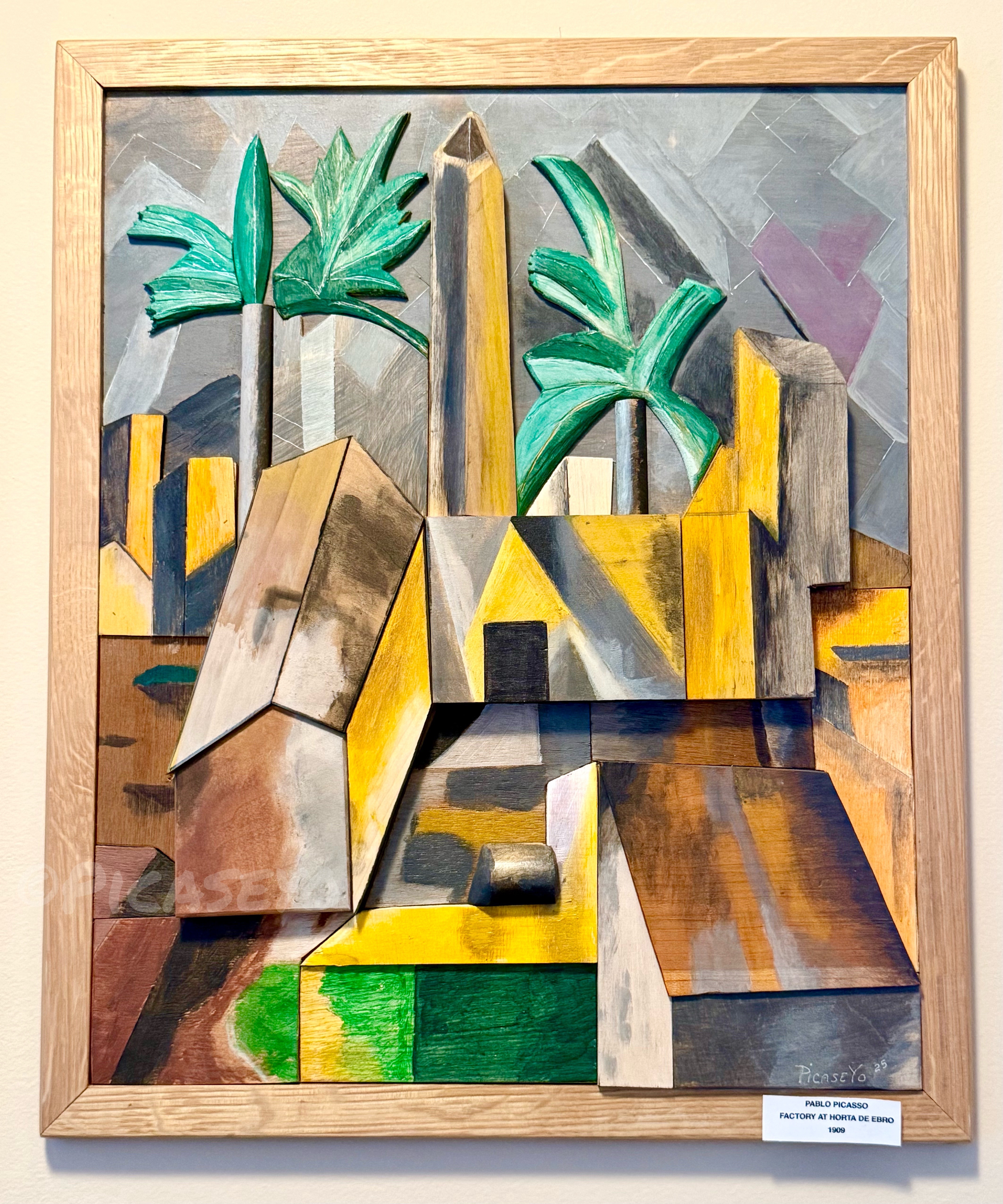 Inspired by Pablo Picasso “Factory at Horta De Ebro” 1909